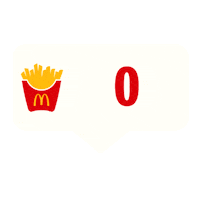 french heart Sticker by McDonalds