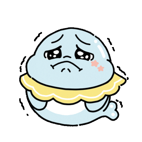 Sad Cry Sticker