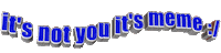 it's not you Sticker by AnimatedText