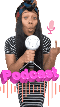 Podcast New Episode Sticker by Sherilyn Carter