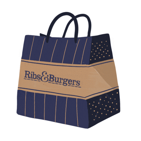 Sticker by Ribs and Burgers
