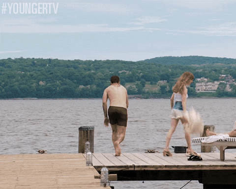 tv land swimming GIF by YoungerTV