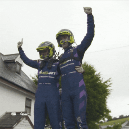 Happy Ford GIF by FIA European Rally Championship