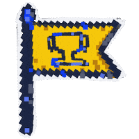 Pixel Champion Sticker