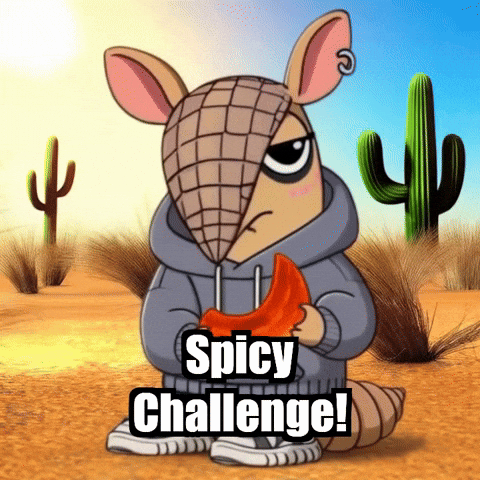 Heat Armadillo GIF by Chillo Dillo