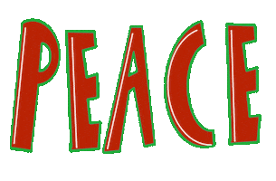 United States Peace Sticker by Marcel Katz Dalí / The Art Plug