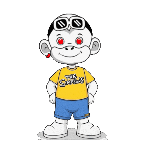 Homer Happy Sticker by Zhot Shop