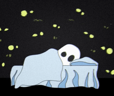 briannaecampbell giphygifmaker night sleep ghost GIF