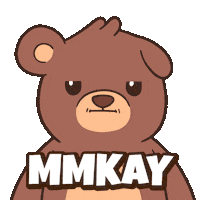 Teddy Bear Ok Sticker by BEARISH