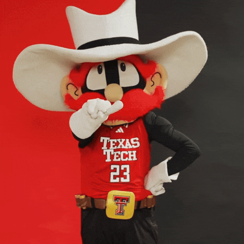 Texas Tech Raider Red GIF by Texas Tech Basketball