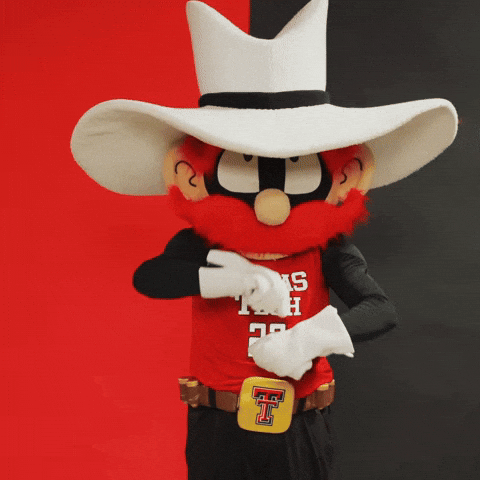 Texas Tech Raider Red GIF by Texas Tech Basketball