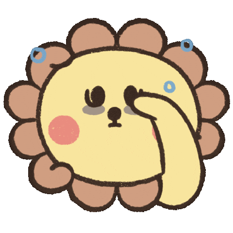 Tired Sleepy Sticker