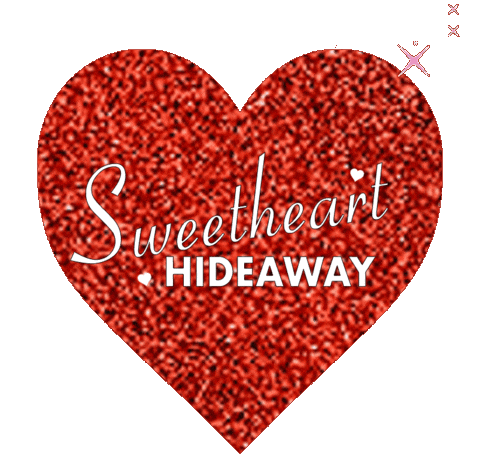Sweetheart Hideaway Sticker by aprettycoolhoteltour