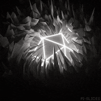Glow Black And White GIF by Pi-Slices