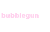 Bubblegun Sticker by Vestart_Studio