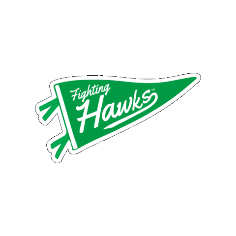 North Dakota Hawks Sticker by University of North Dakota