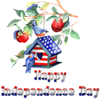 fourth of july art STICKER