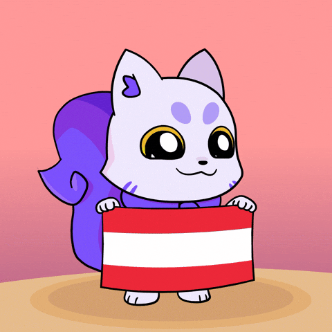 Flag Austria GIF by Lucky Kat Studios