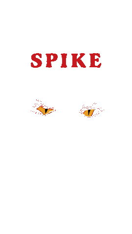 Spike Dog Sticker by nitrousa