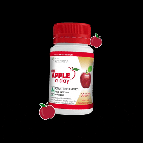 Renovatiobio apple vitamin renovatio anappleaday GIF