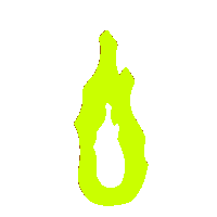 Green Fire Burn Sticker by Digital Pratik