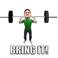 pabscrowned fire strong muscles lift Sticker