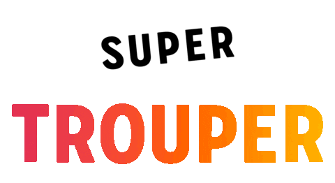 Super Trouper Abba Sticker by Troupe429