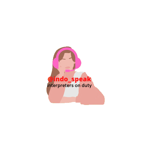 indospeak giphyupload interpreter indospeak interpretersonduty Sticker