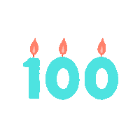 Candle Anniversary Sticker