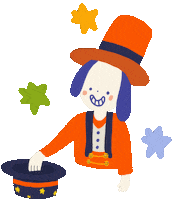 Mizuwariko hello surprise magic hey Sticker
