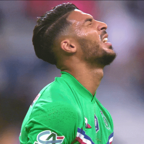 Sad Football GIF by AS Saint-Étienne