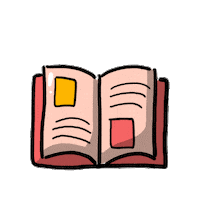 Book Doodle Sticker