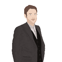 Man Business Sticker