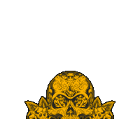 Skull Bibo Sticker by Blood In Blood Out Tattoo