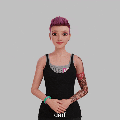 Avatar Darf GIF by Sign Time - SiMAX