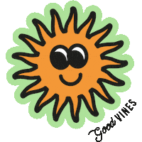 Happy Sun Sticker by Good Vines