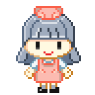 shuyulin1127 girl pixel pixelart housework Sticker