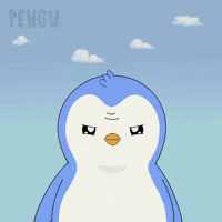 Nervous On My Way GIF by Pudgy Penguins