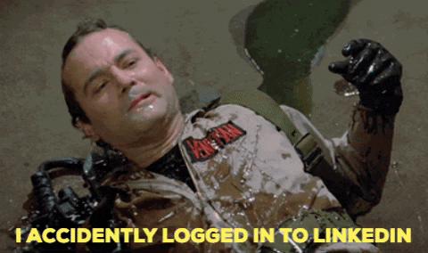 cogdogblog giphygifmaker giphyattribution linkedin slimed GIF