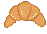 Food Croissant Sticker