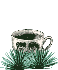 danosdangeroustequila coffee agave coffee beans reposado Sticker
