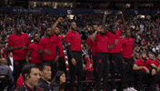 Lets Go Reaction GIF by NBA
