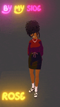 By My Side Rose GIF