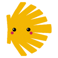 Santiago Shell Sticker by Xunta