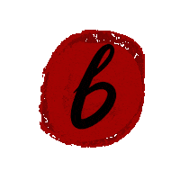 Lettering Blood Sticker
