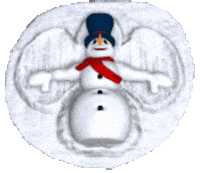 Winter Snowman Sticker
