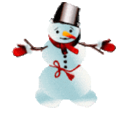 Winter Snowman Sticker