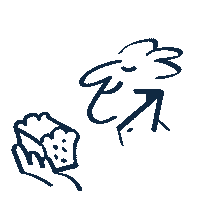 Bread Brioche Sticker by The Good Press and Co