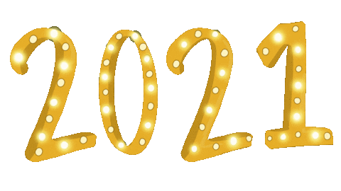 Blinking New Year Sticker