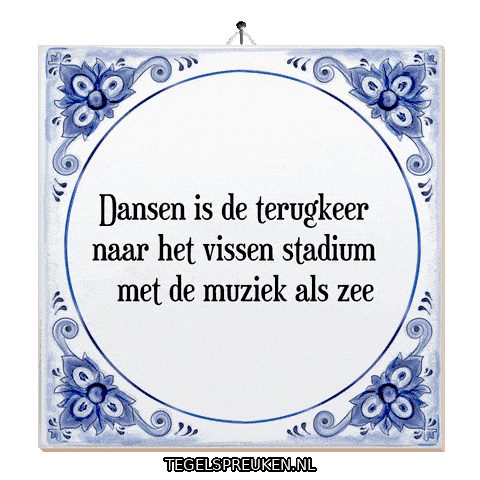 Humor Flow Sticker by Tegelspreuken.nl